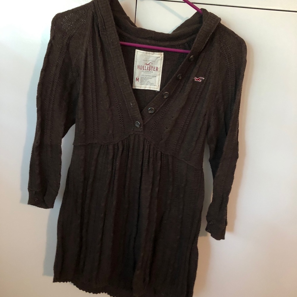 Hollister hooded cardigan